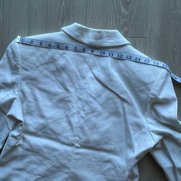 J Crew Alexandra Blazer In Stretch Linen Blend Womens Size 8 White - Picture 9 of 16